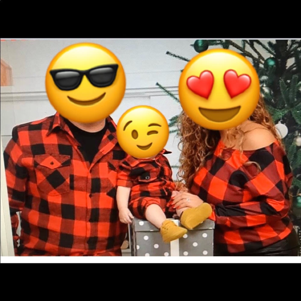 All three Mom, Dad, and Baby outfit